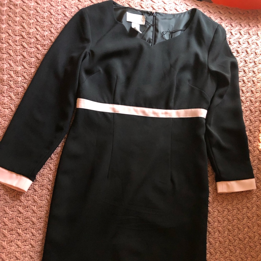 Chadwicks 60s Style Long-Sleeved Black Dress